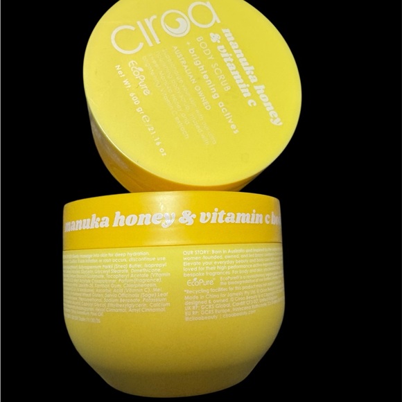Ciroa Manuka Honey w/Vitamin C body scrub and body butter. New - Picture 3 of 3